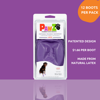 PawZ Rubber Dog Boots, 12 Boots