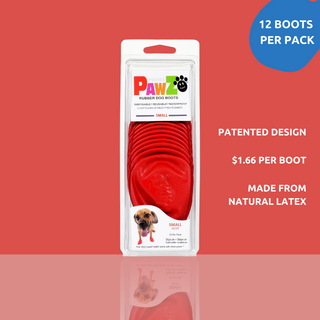 PawZ Rubber Dog Boots, 12 Boots