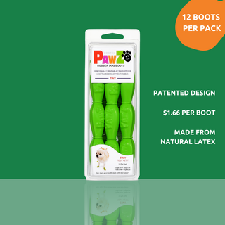PawZ Rubber Dog Boots, 12 Boots