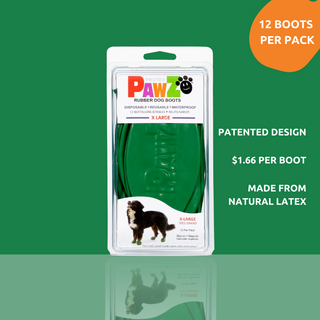 PawZ Rubber Dog Boots, 12 Boots