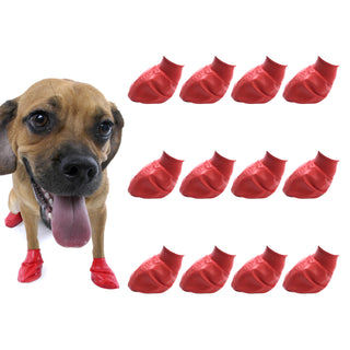 PawZ Rubber Dog Boots, 12 Boots, Classic Colors