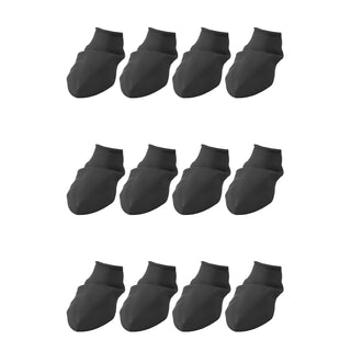 PawZ Rubber Dog Boots, 12 Boots, Black