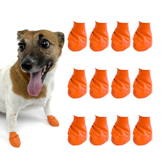 PawZ Rubber Dog Boots, 12 Boots, Classic Colors