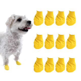 PawZ Rubber Dog Boots, 12 Boots, Classic Colors