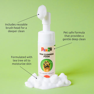 PawZ Foaming Cleanser for Dog Paws