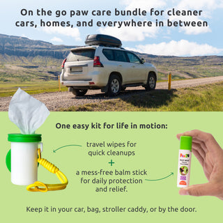 The On-The-Go Paw Care Kit – SaniPaw™ Wipes + Max Wax™ Balm Travel Stick