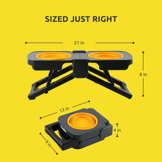 PawZ Elevated Travel Feeder